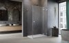 Radaway Essenza Pro Brushed Nickel Kdj kabina 80x110cm prawa szczotkowany nikiel 10097080-91-01R/10098110-01-01